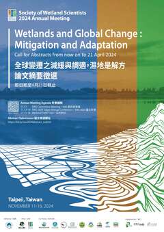 「2024國際濕地科學家學會SWS臺北年會」論文徵選海報
