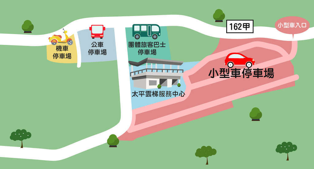 服務中心周邊停車場