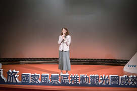 交通部觀光署活動行銷科張菀育科長致詞