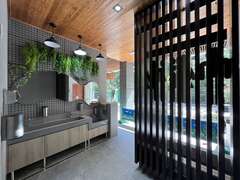 圓潭生態園區性別友善公廁外部