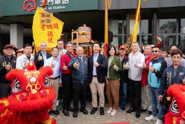 北門車站登車儀式大合照
