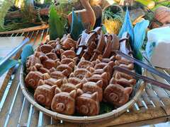 茶山山豬造型雞蛋糕