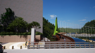 地久吊橋及周邊環境改建工程3D模擬圖-3