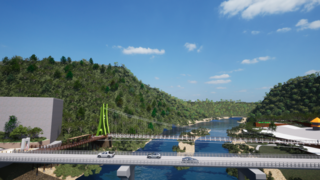 地久吊橋及周邊環境改建工程3D模擬圖-1