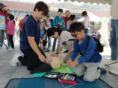 民眾實際參與操作CPR+AED