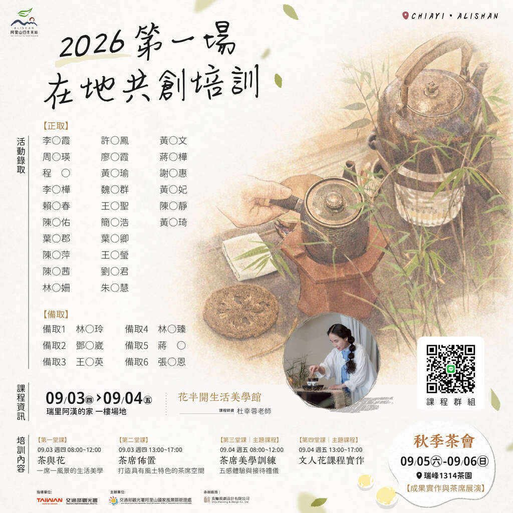 EDM_在地共創培訓錄取名單