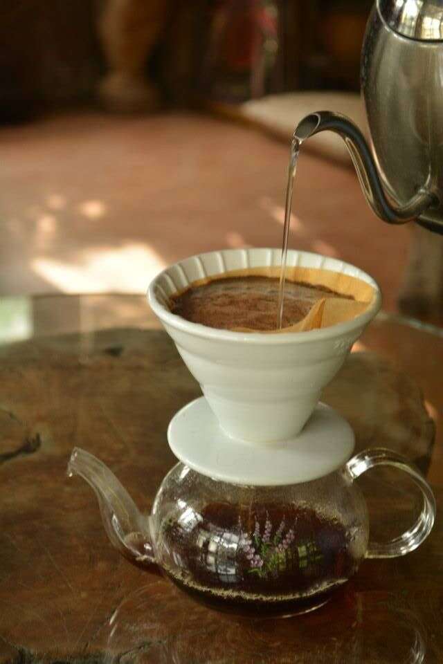 手沖咖啡（照片由店家授權提供）,茶山95客棧