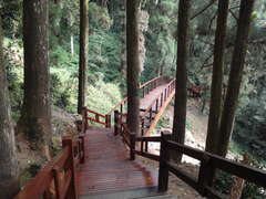 奮起湖北側步道鋼拱橋
