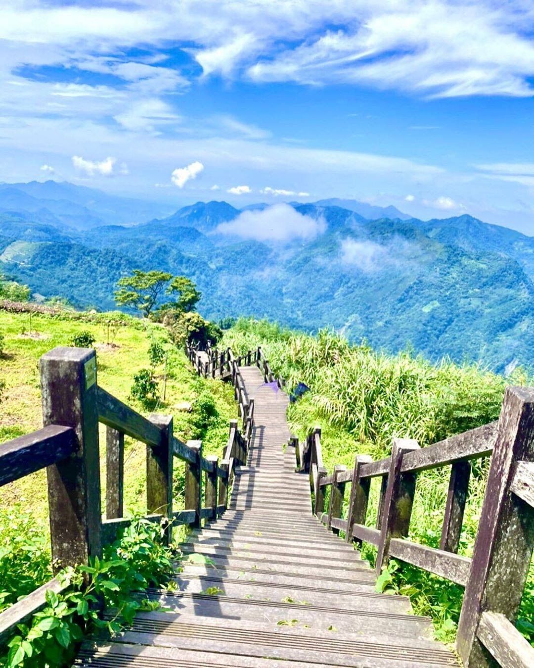 今天天氣晴～我想要去爬山-大家有聽過蛋餅之歌嗎?看到天氣晴朗的阿里山讓小編有忍不住哼起歌來-⠀⠀⠀⠀⠀⠀⠀⠀⠀⠀⠀感謝 @hwit...