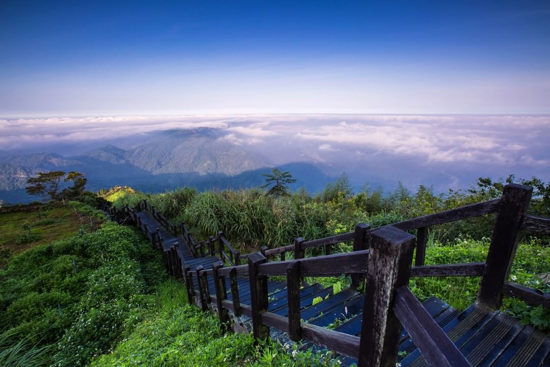 ｜阿里山 #隙頂雲海 ｜走在木棧道，看著遠方的雲海就像漫步在雲端 ☁☁☁煩惱也變得輕飄飄，心情又柔軟了起來 -⠀⠀⠀⠀⠀⠀⠀⠀⠀⠀...