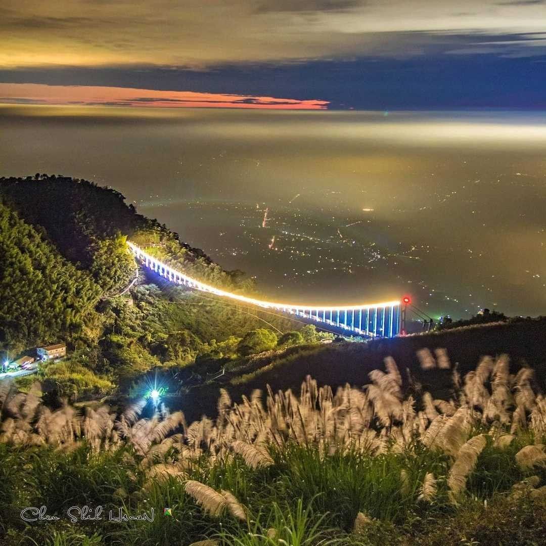 #療癒阿里山 ｜太平雲梯｜夜景溫潤迷人的夜色，在雲霧裡發光阿里山真的好美呀！ ⬇【想讓你的美照有更多曝光？】⠀⠀⠀⠀⠀⠀⠀⠀⠀⠀⠀...