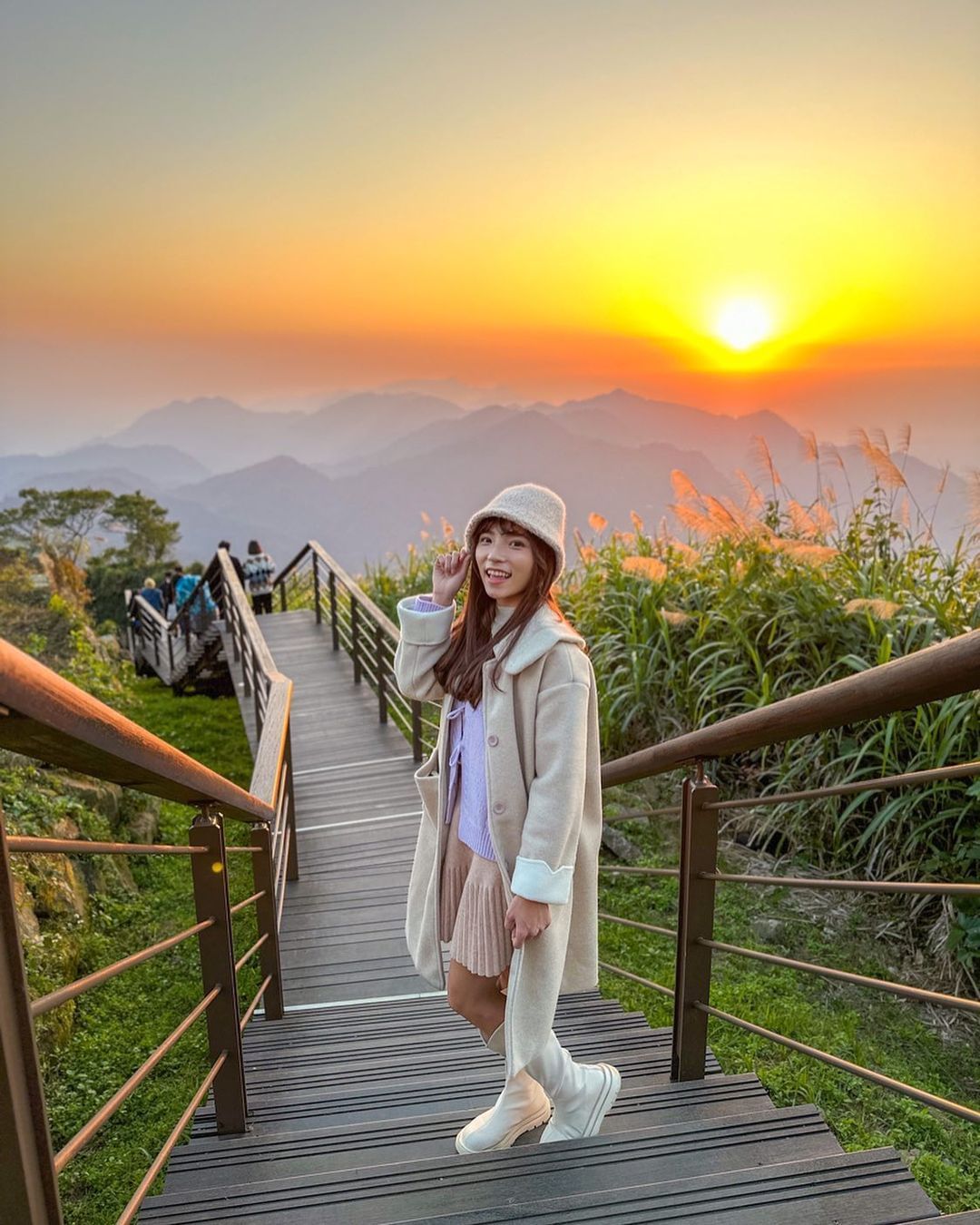 蛋黃般的日落，好美又好可愛照片授權 @imhaven84 -⠀歡迎在您的貼文 #travelalishan 或 @travelal...