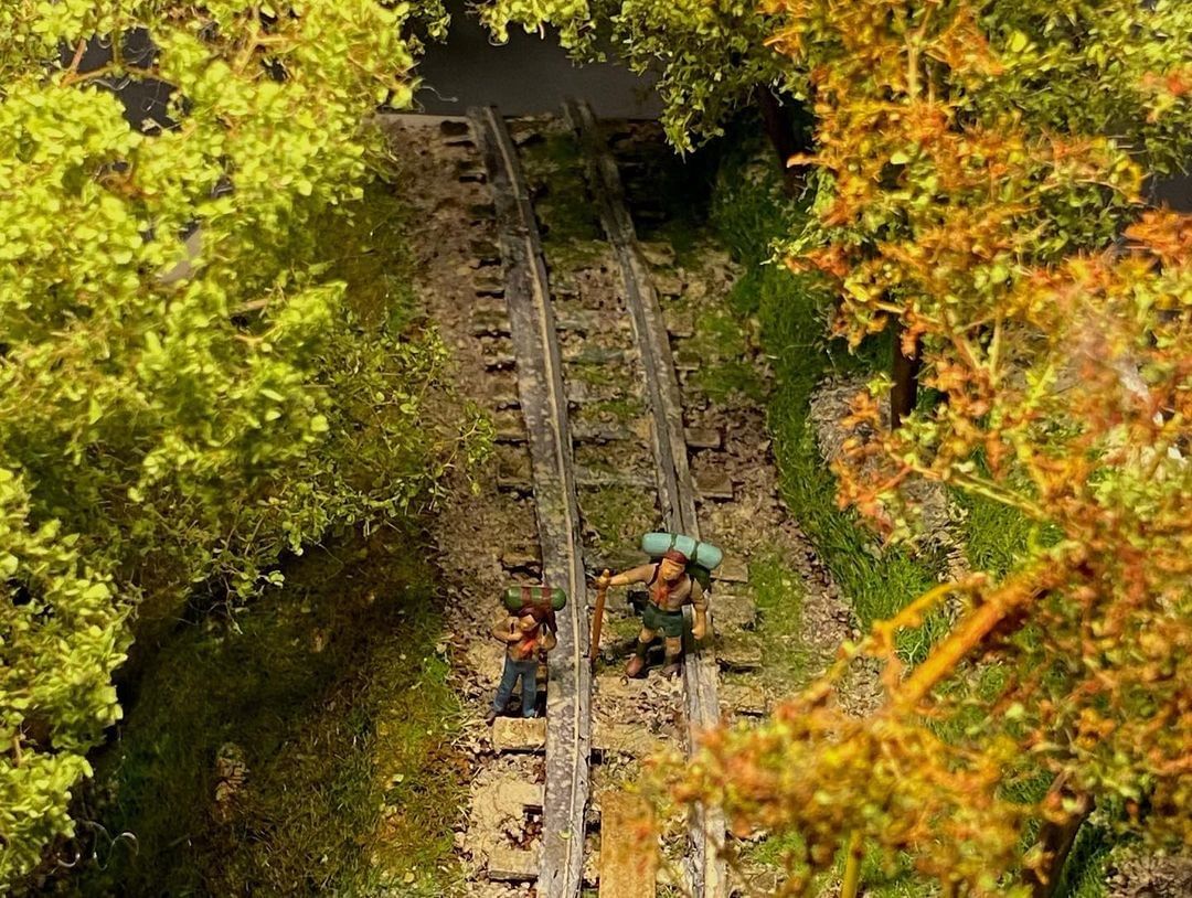 #在家來看迷你阿里山 在這愉快的周末阿山編來跟大家分享超迷你版阿里山鐵道看這可愛的小人及精緻擬真的鐵道有一種誤入迷你阿里山的錯覺（...