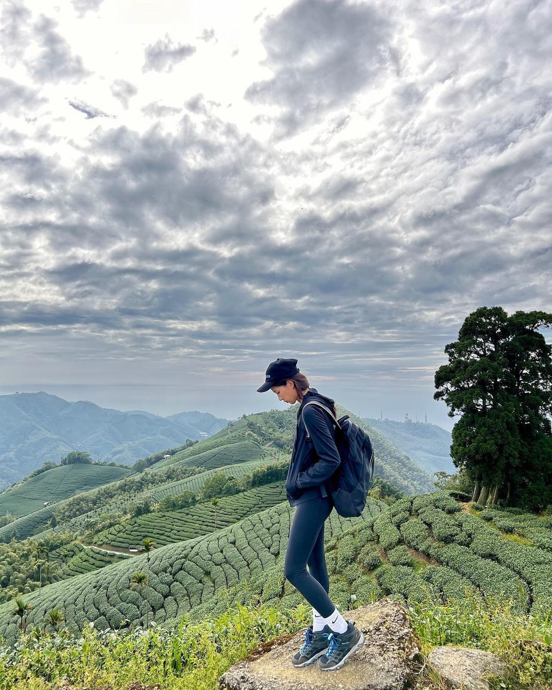 #遠距在家來看阿里山 #防疫不鬆懈 小編已經將大尖山、二尖山的登山行程納入清單只是要連爬兩座小百岳光想腿就好痠不過這美景，很值得來...