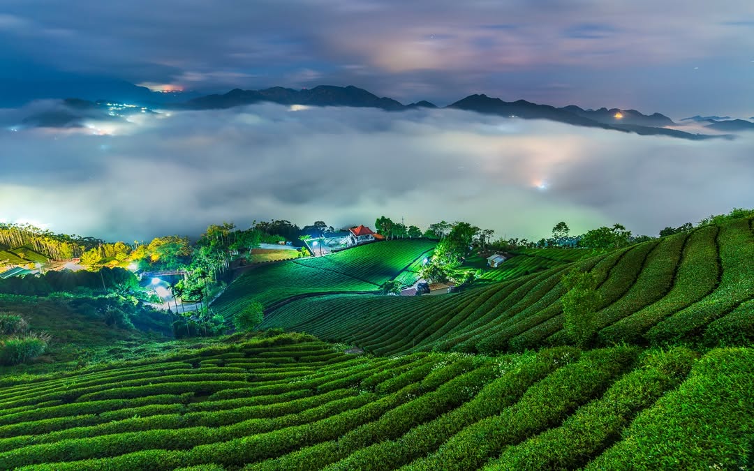 讓人想念的雲海景色～不是雲海季啦～是出現機率很小，難得的四月雲海耶！​前幾天降雨，天氣涼爽，就想著會不會出現呢？真的有攝影師捕捉到...