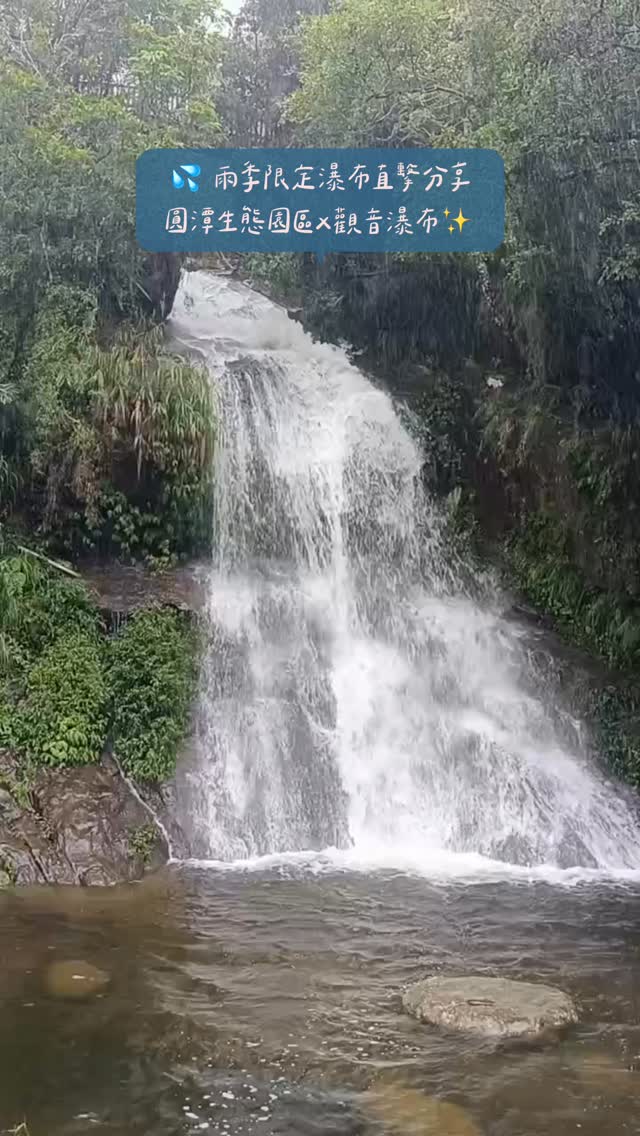 ️ 最近雨下得很有感 雨季限定景色登場圓潭生態園區、觀音瀑布現況分享一起欣賞雨後瀑布風景～你心目中的瀑布美景還有哪裡呢？瀑布雖美，...