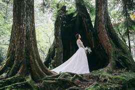 森林系婚拍美照